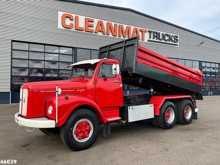 Scania LT 111 38 Vabis 6x4 Kipper (bj 1978), Auto's, Vrachtwagens, Te koop, Scania, Diesel, Handgeschakeld, Geïmporteerd, Achterwielaandrijving