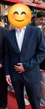 Heren kostuum (donker blauw), Blauw, Ophalen of Verzenden, Zo goed als nieuw, WE Fashion