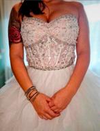 Prachtige Koonings bruidsjurk, Ophalen of Verzenden, Zo goed als nieuw, Wit, Trouwjurk