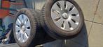Winterbanden en velgen 205x60x16, Gebruikt, 16 inch, Banden en Velgen, Personenwagen