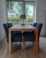 5 nette eetkamerstoelen, Ophalen, Hout, Zo goed als nieuw, Grijs