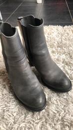 G-Star RAW 38 blauw lederen enkellaarsjes laarsjes pumps, Lage of Enkellaarzen, Verzenden, Blauw, Gedragen