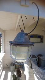 Industriële Bulletlamp 3 stuks, Huis en Inrichting, Lampen | Hanglampen, Ophalen, Gebruikt, Glas, Minder dan 50 cm