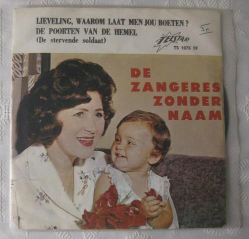 Vinyl Singeltje Zangeres zonder Naam Lieveling, Cd's en Dvd's, Vinyl Singles, Zo goed als nieuw, Single, Nederlandstalig, 7 inch