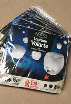 Set van 10 wensballonnen Wit - XL - 60x80cm, Ophalen of Verzenden, Nieuw, Kerst of Sinterklaas