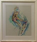 Surfboarder ingelijst 118 x 101cm / Twan van de Vorstenbosch, Ophalen