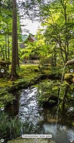 Schuttingposter-Tuinposter Japanse Tuin - 90x180 cm (bxh), Verzenden, Nieuw, Info@GoodSmiling.com, GoodSmiling.com