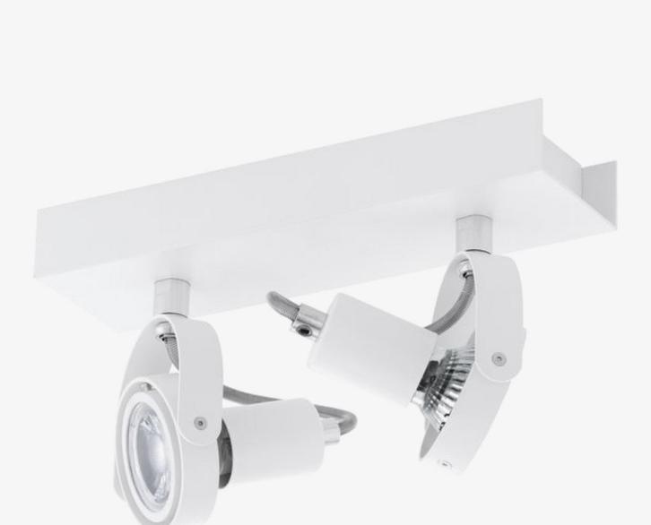 Eglo Novorio 2-lichts Spot - Nieuw, Huis en Inrichting, Lampen | Spots, Nieuw, Plafondspot of Wandspot, Metaal of Aluminium, Led