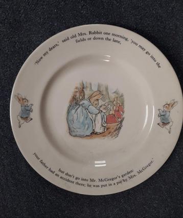 Origineel Peter Rabbit Bord - Wedgwood 1993 beschikbaar voor biedingen