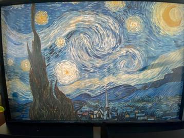 Sterrennacht van Gogh op canvas beschikbaar voor biedingen