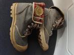 Incl verz. Palladium boots canvas met geruite binnenkant 39, Kleding | Dames, Beige, Overige typen, Palladium, Ophalen of Verzenden