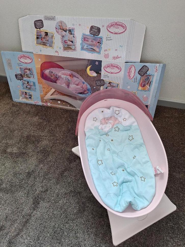 Poppen schommelbed Zapf Creation, Verzamelen, Poppen, Zo goed als nieuw, Accessoires, Ophalen