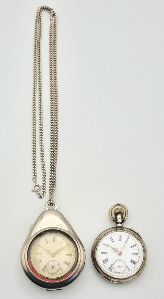 161. Zakhorloges, eind 19e eeuw, Zwitserland, Antiek en Kunst, Antiek | Klokken, Ophalen of Verzenden