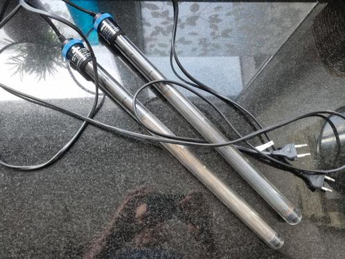 Eheim aquarium verwarming 250w 2 stuks, Dieren en Toebehoren, Vissen | Aquaria en Toebehoren, Zo goed als nieuw, Leeg aquarium