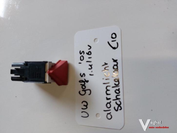 VW Golf 5 1.4/16v alarmlichtschakelaar '05, Auto-onderdelen, Dashboard en Schakelaars, Gebruikt, Ophalen of Verzenden