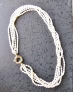 Parelketting met zwaar gouden slot., Ophalen of Verzenden, Gebruikt, Goud