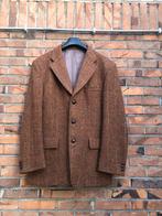 Bruine Harris Tweed Blazer - Maat L, Maat 52/54 (L), Harris Tweed, Bruin, Ophalen of Verzenden