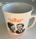 Vintage herinneringsbeker van het huwelijk v Prinses Beatrix, Ophalen of Verzenden, Zo goed als nieuw, Servies