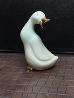 porseleinen gans Vintage vergulding, Ophalen of Verzenden, Zo goed als nieuw, Dier