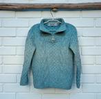 Aran Crafts Trui Maat S Turquoise Blauw Gebreid Merino Wol, Aran Crafts, Ac, Zo goed als nieuw, Maat 36 (S)