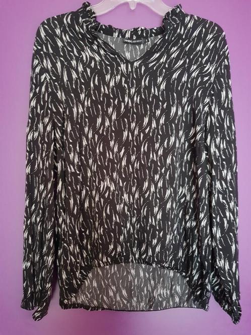 Didi zwart-witte blouson maat L, Kleding | Dames, Blouses en Tunieken, Nieuw, Maat 42/44 (L), Overige kleuren, Verzenden