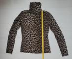 Leuke top S dierenprintje met stretch/rek, Beige, Ophalen of Verzenden, Zo goed als nieuw, Korte mouw