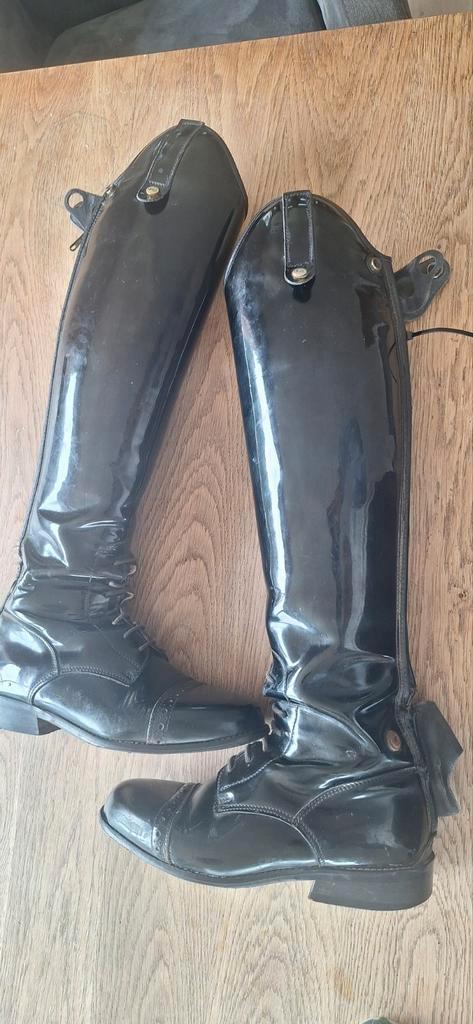 Lipica lak rijlaarzen maat 39 hoog en smal, Dieren en Toebehoren, Paardrijkleding, Zo goed als nieuw, Schoeisel, Dressuur, Ophalen of Verzenden