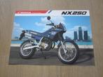 Honda NX250 brochure folder 1988 ? (2), Ophalen of Verzenden, Honda