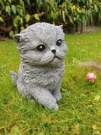 tuinbeeld poes met bal , beton, Ophalen of Verzenden, Nieuw, Dier