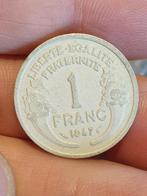 Frankrijk, 1 franc 1947 (18), Postzegels en Munten, Munten | Europa | Niet-Euromunten, Frankrijk, Ophalen of Verzenden