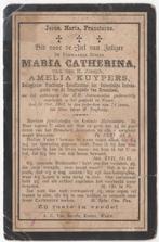 zr. Amelia M.A. Kuypers 1822 Roosendaal + 1893 Wouw, 71 jr, Verzamelen, Bidprentjes en Rouwkaarten, Verzenden