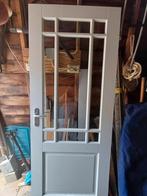 2 opdekdeuren met glas, Ophalen, Gebruikt, 80 tot 100 cm, Binnendeur