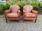 Clubfauteuils schapenleer, Huis en Inrichting, Fauteuils, Ophalen