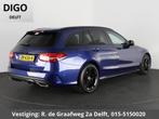 Mercedes-Benz C-klasse Estate 180 Business Solution AMG Auto, Automaat, Blauw, Leder en Stof, 83 €/maand
