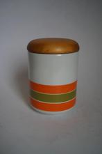 Design mid century franco pozzi ceramica oranje wit groen, Huis en Inrichting, Keuken | Keukenbenodigdheden, Gebruikt, Ophalen of Verzenden