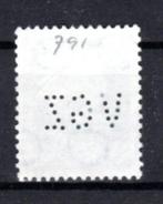 NEDERLAND : 1953 : Perfin &@  VGZ  @& on Y.605., Ophalen of Verzenden, Na 1940, Gestempeld
