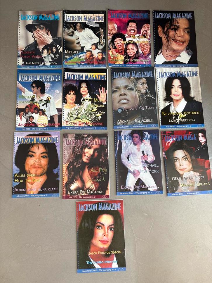 Collectie Jackson Magazine - Diverse Uitgaven, Boeken, Tijdschriften en Kranten, Gelezen, Muziek, Film of Tv, Ophalen of Verzenden