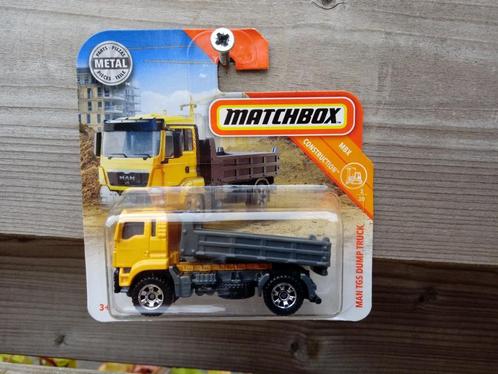 M.A.N TGS kiepwagen Matchbox, Hobby en Vrije tijd, Modelauto's | Overige schalen, Nieuw, Bus of Vrachtwagen, Ophalen
