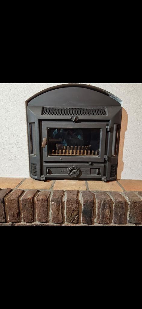 Helex Inbouwhaard - Sfeervolle Warmte!, Huis en Inrichting, Kachels, Gebruikt, Inbouw, Houtkachel, Hout, Ophalen