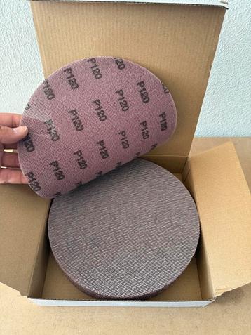 Schuurpapier klittenband 225 mm gaas stofgaten 25 stuks beschikbaar voor biedingen