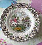 6 borden Myott's Country Life, multi color, Antiek en Kunst, Antiek | Servies los, Ophalen of Verzenden