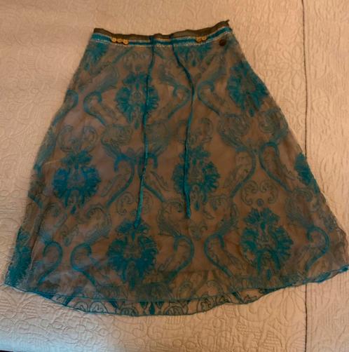 Zomer rok S zgan, Kleding | Dames, Rokken, Zo goed als nieuw, Maat 36 (S), Grijs, Knielengte, Ophalen of Verzenden