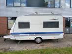 Hobby 400 SF Excellent, Caravans en Kamperen, Caravans, Vast bed, Hobby, Treinzit, 750 - 1000 kg