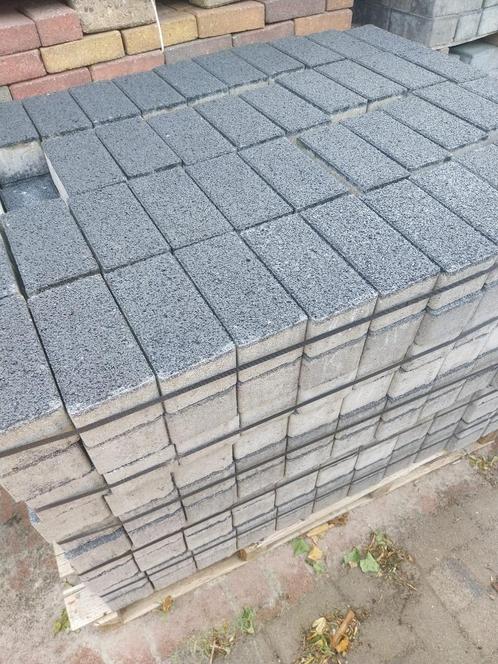 betonklinker noptop structuur zwart/antraciet 8 cm dik, Tuin en Terras, Tegels en Klinkers, Nieuw, Terrastegels, Beton, Ophalen of Verzenden