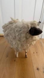 Handgemaskte schaap met echte wol, Ophalen of Verzenden, Zo goed als nieuw