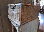 Antiek rieten wasmand mand industrieel mand, Ophalen
