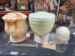 3 stuks Art Deco Plafondlampen jaren 20-30, Ophalen of Verzenden