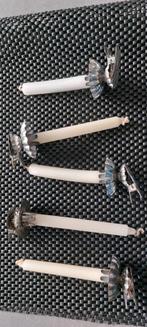 5 Antieke Boom knijpers +^ Kaarsjes, Ophalen of Verzenden, Gebruikt