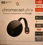 Google Chromecast Ultra - 4K Streamen, Ophalen, Zo goed als nieuw, HDMI, Zonder harde schijf