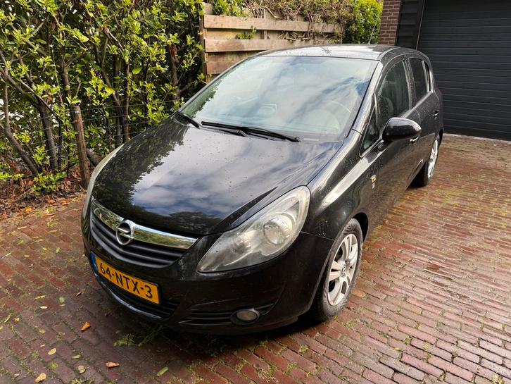 Opel Corsa 1.3 Cdti 70KW 5D 2010 Zwart, Auto's, Opel, Particulier, Centrale vergrendeling, Diesel, A, Hatchback, Handgeschakeld
